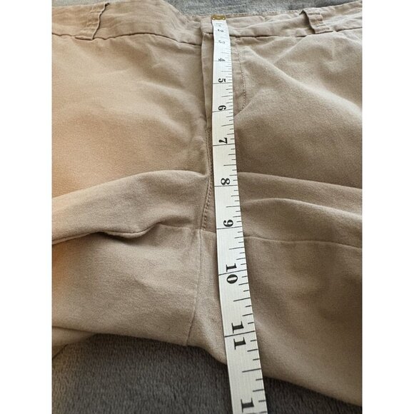 J.Crew Women's 9" Frankie Bermuda Chino Shorts 8 Tan Stretch Preppy Old Money - Picture 10 of 11